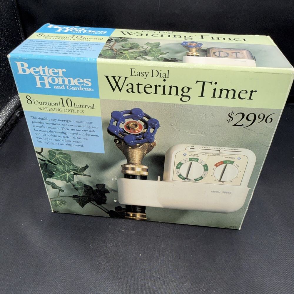 Better Homes Easy Dial Electronic WATERING TIMER